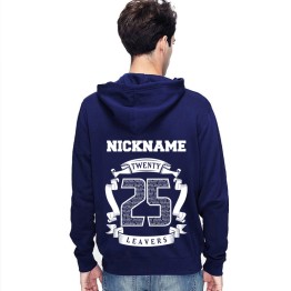 New Leavers Hoodie Circular scroll design with names inside 25